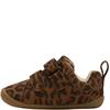 CLARKS KIDS STRAP SHOE - LEOPARD ANIMAL PRINT